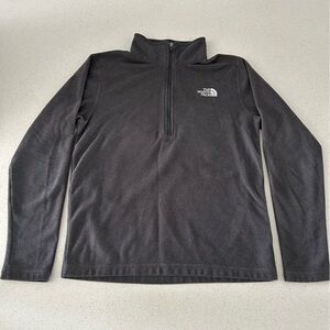 The North Face Men's Dark Grey Half-Zip Fleece Pullover